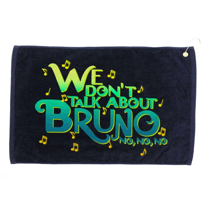 We Don't Talk About Bruno Grommeted Golf Towel