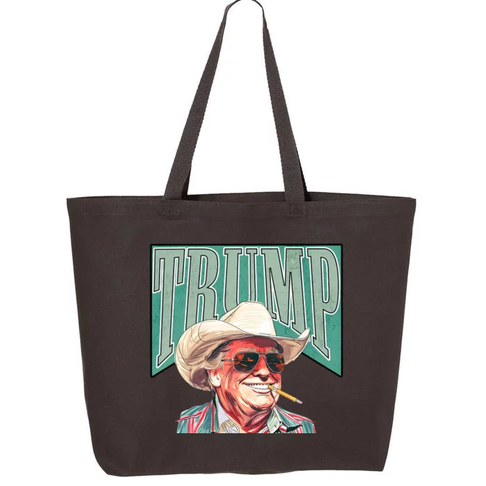 Western Donald Trump Cowboy Maga 25L Jumbo Tote