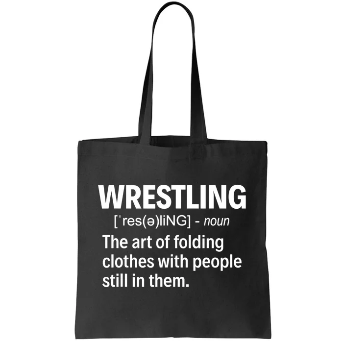 Wrestling Definition TShirt Tote Bag