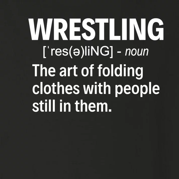 Wrestling Definition TShirt Toddler Long Sleeve Shirt