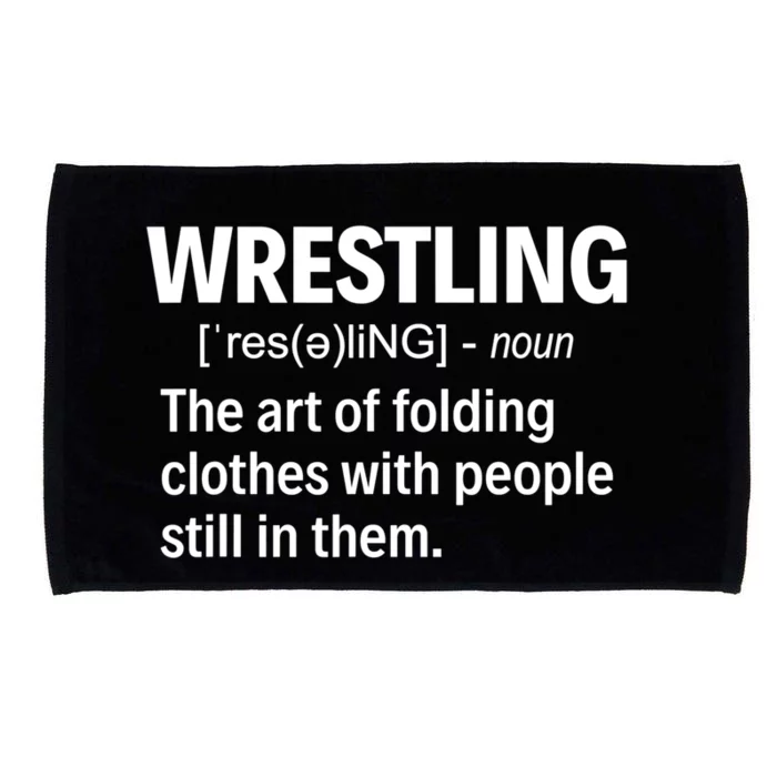 Wrestling Definition TShirt Microfiber Hand Towel