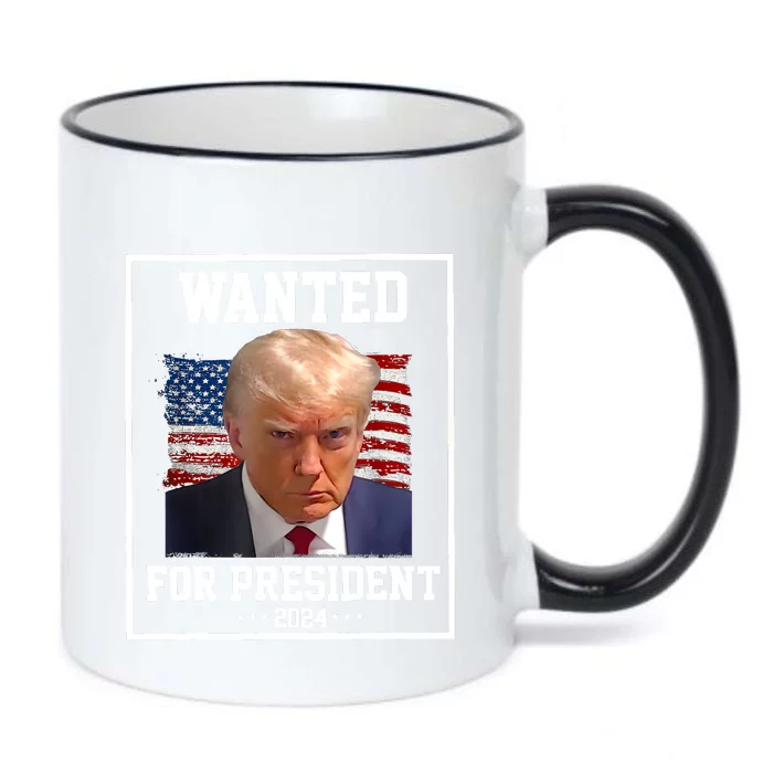 Wanted Donald Trump For President 2024 Black Color Changing Mug