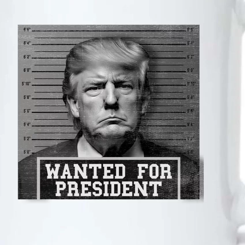 Wanted Donald Trump For President 2024 Trump Mugshot Black Color Changing Mug