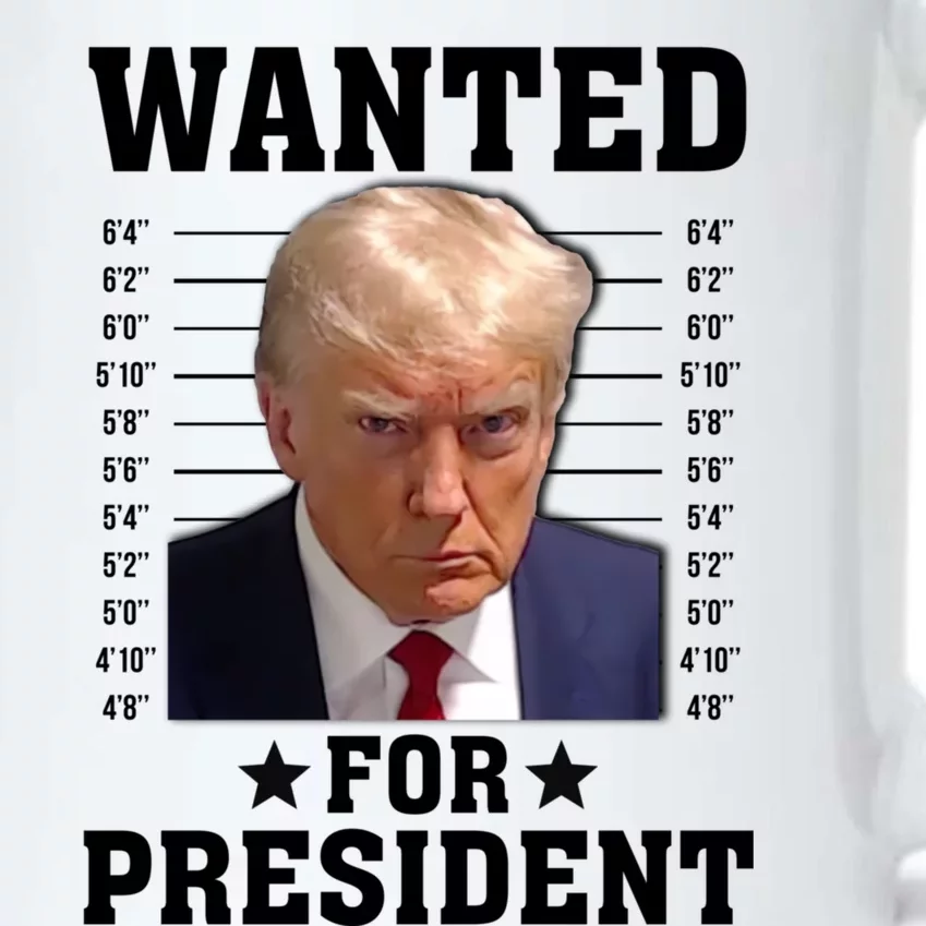 Wanted Donald Trump For President 2024 Black Color Changing Mug