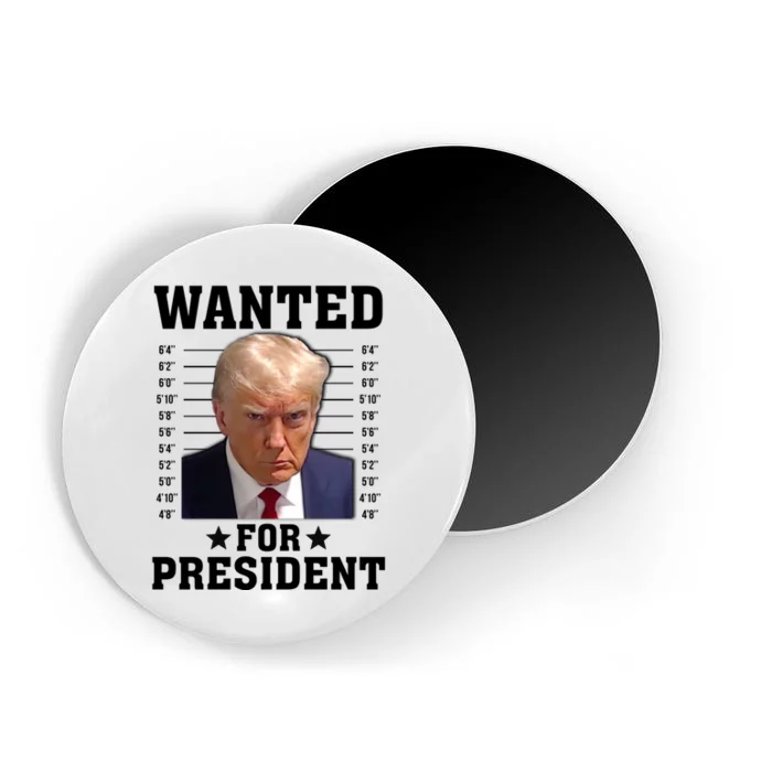 Wanted Donald Trump For President 2024 Magnet