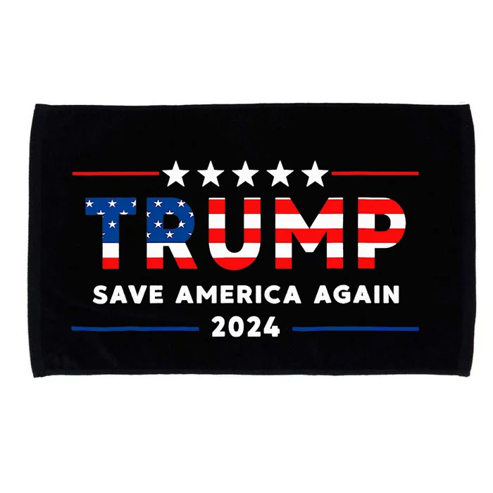 Wo Donald Trump 2024 Take America Back Election The Return V-Neck Microfiber Hand Towel