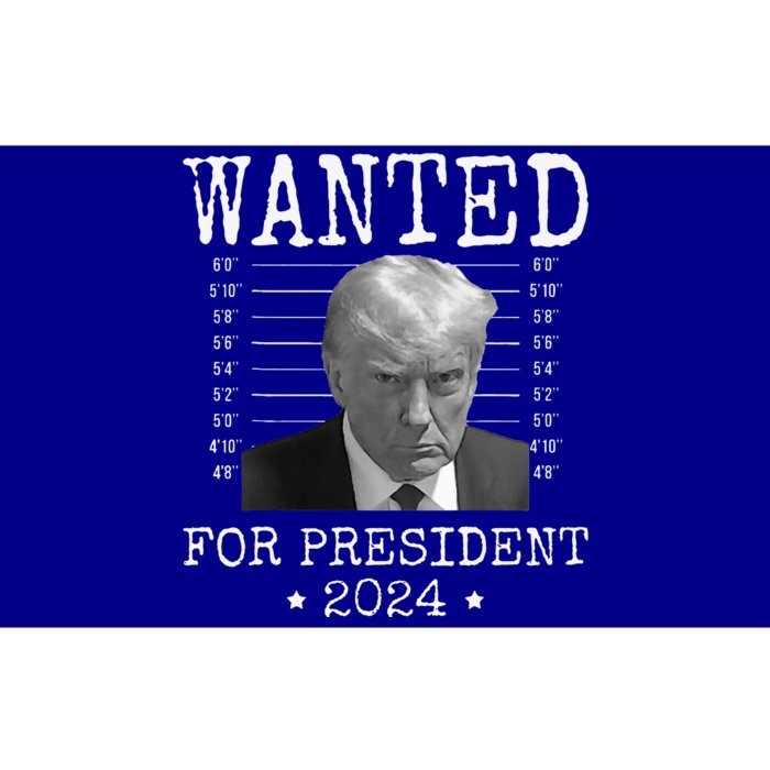 Wanted Donald Trump 2024 For President Never Surrender Bumper Sticker