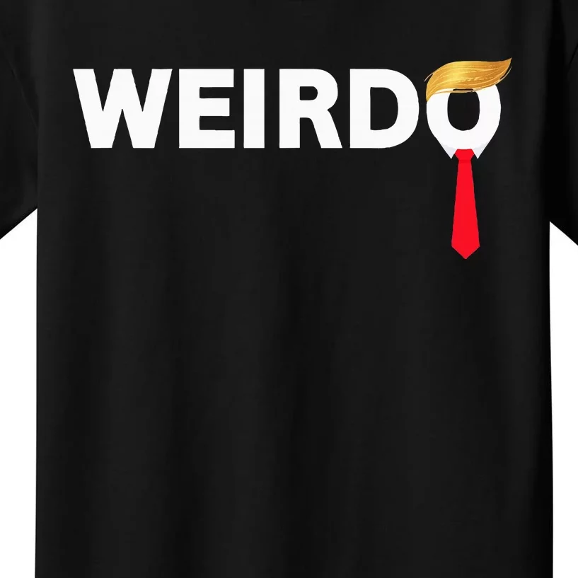 Weirdo Donald Trump Weird Old Man Funny Antitrump Costume Kids T-Shirt