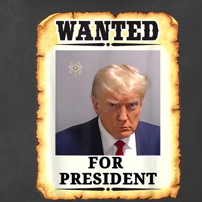 Wanted Donald Trump For President 2024 Zip Tote Bag