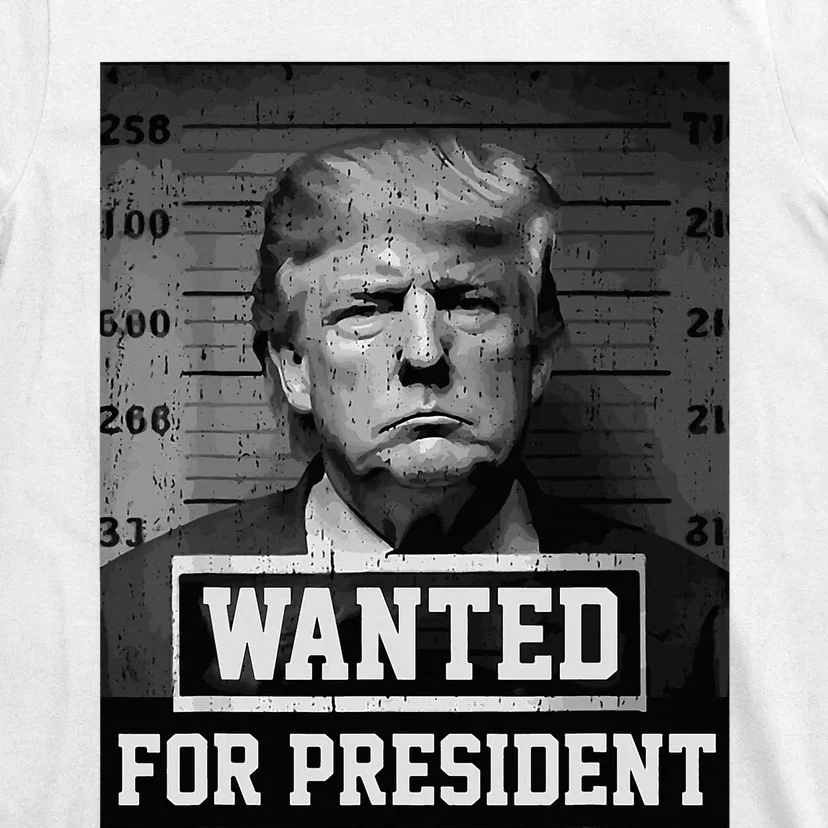 Wanted Donald Trump For President 2024 Trump Mug Shot T-Shirt