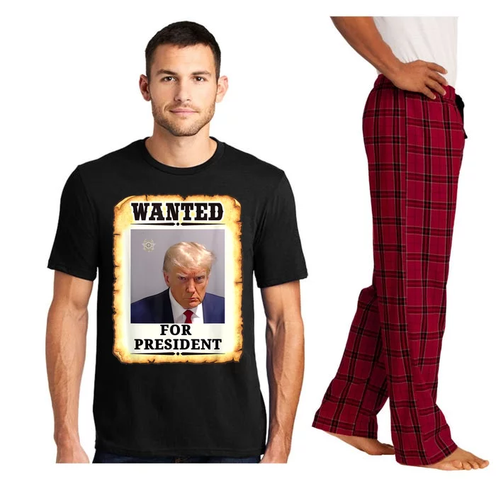 Wanted Donald Trump For President 2024 Pajama Set