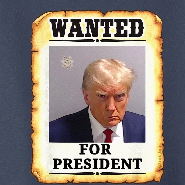 Wanted Donald Trump For President 2024 Toddler T-Shirt