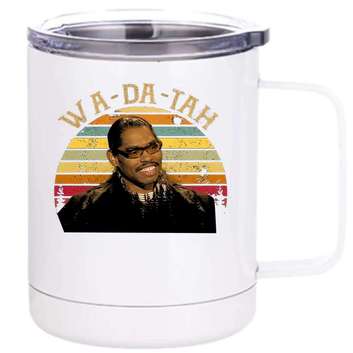 Wa Da Tah Pootie Tang Vintage Movie Quote Front & Back 12oz Stainless Steel Tumbler Cup