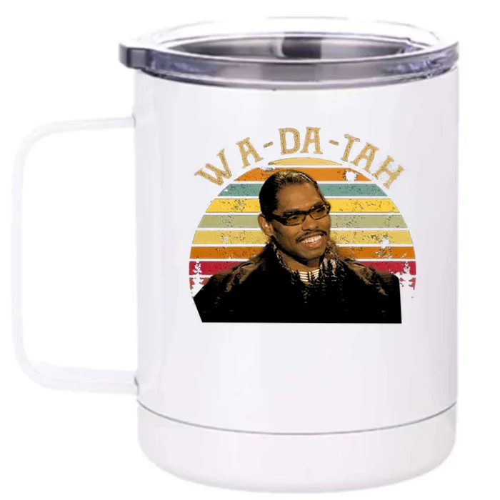 Wa Da Tah Pootie Tang Vintage Movie Quote Front & Back 12oz Stainless Steel Tumbler Cup