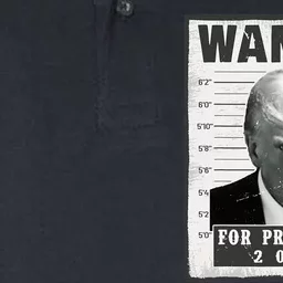 Wanted Donald Trump For President 2024 Trump Mug Shot Softstyle Adult Sport Polo