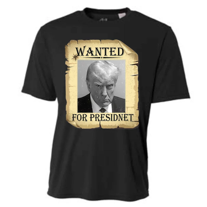 Wanted Donald Trump For President 2024 Vintage Cooling Performance Crew T-Shirt