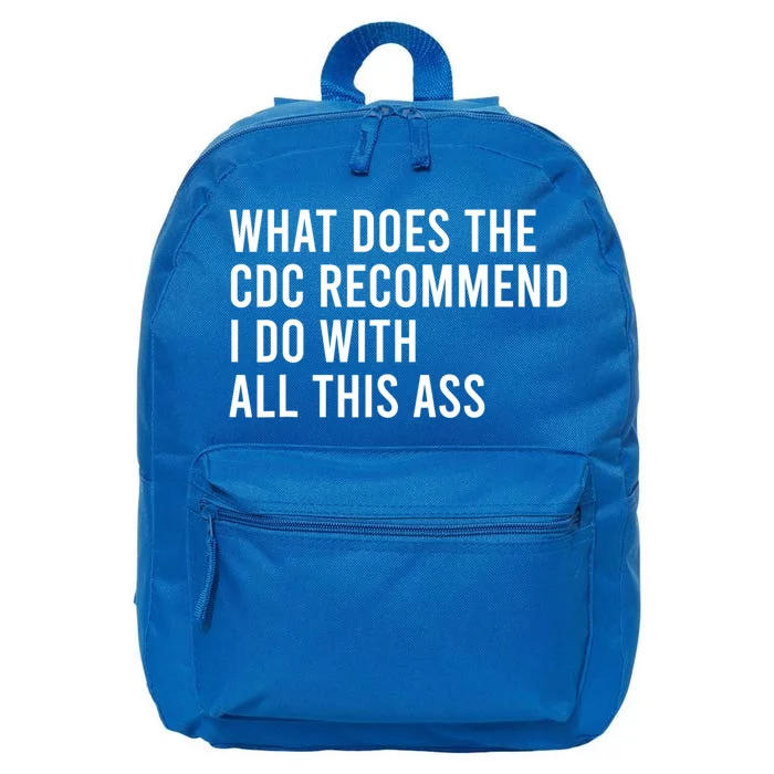 What Does The CDC Recommend I Do With All This Ass 16 in Basic Backpack