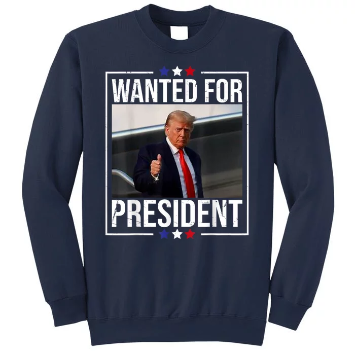 Wanted Donald Trump For President 2024 Trump Mug Shot USA Sweatshirt