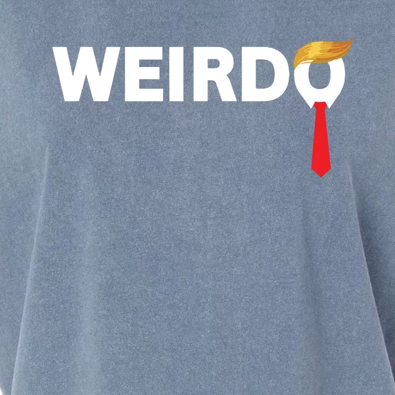 Weirdo Donald Trump Weird Old Man Funny Antitrump Costume Garment-Dyed Women's Muscle Tee