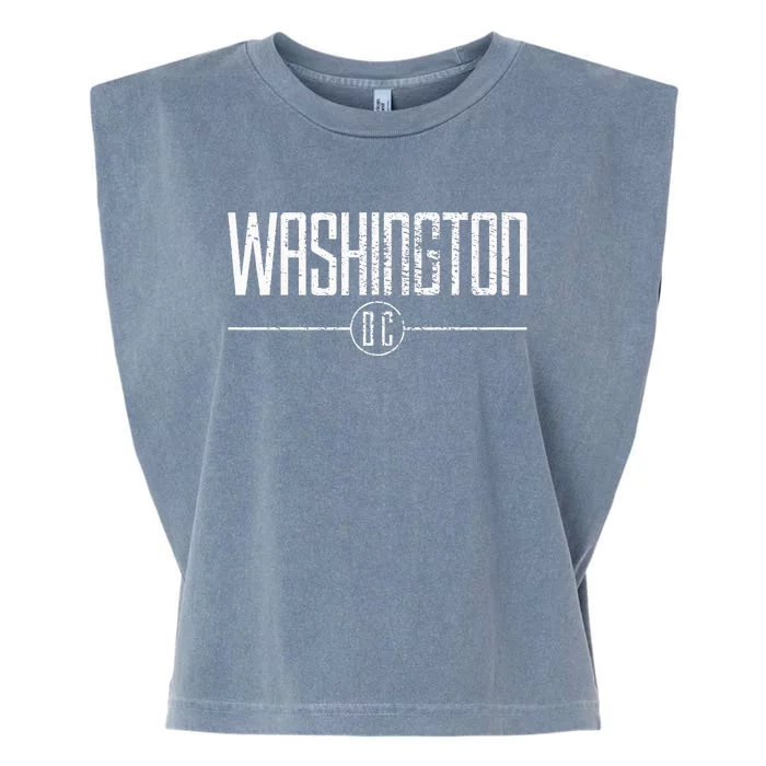 Washington Dc Vintage Garment-Dyed Women's Muscle Tee