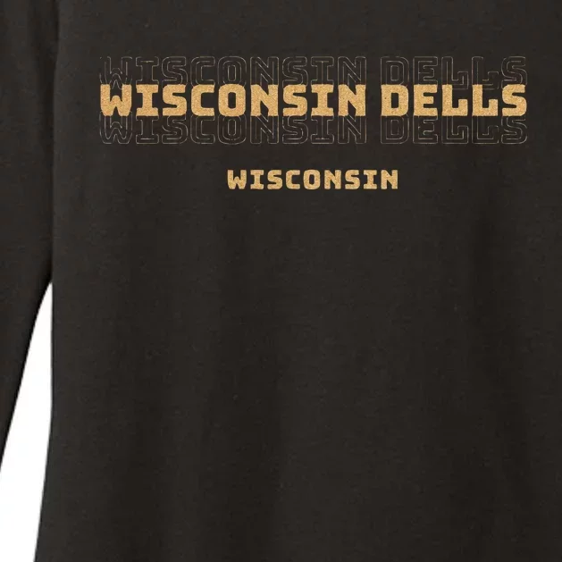 Wisconsin Dells Wisconsin Womens CVC Long Sleeve Shirt