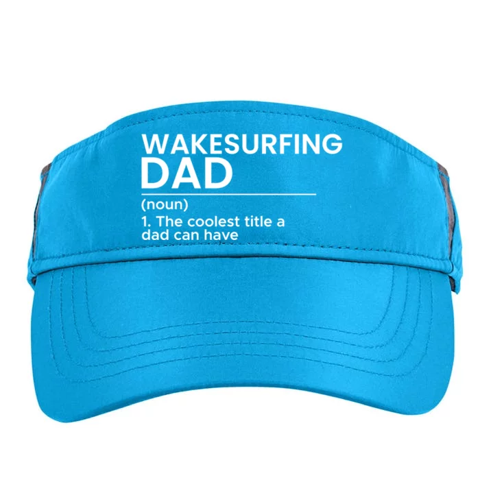 Wakesurfing Dad Wakeboard Wakeboarding Wakesurf Surf Board Great Gift Adult Drive Performance Visor