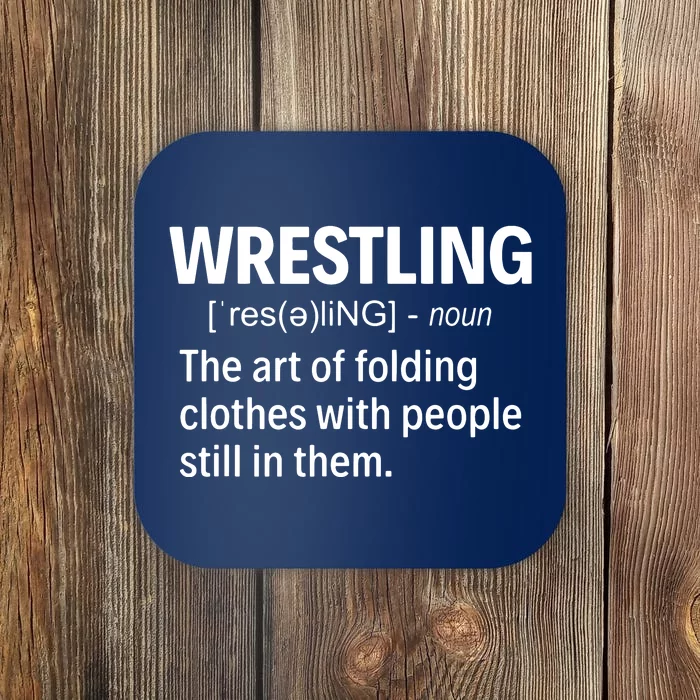 Wrestling Definition Coaster