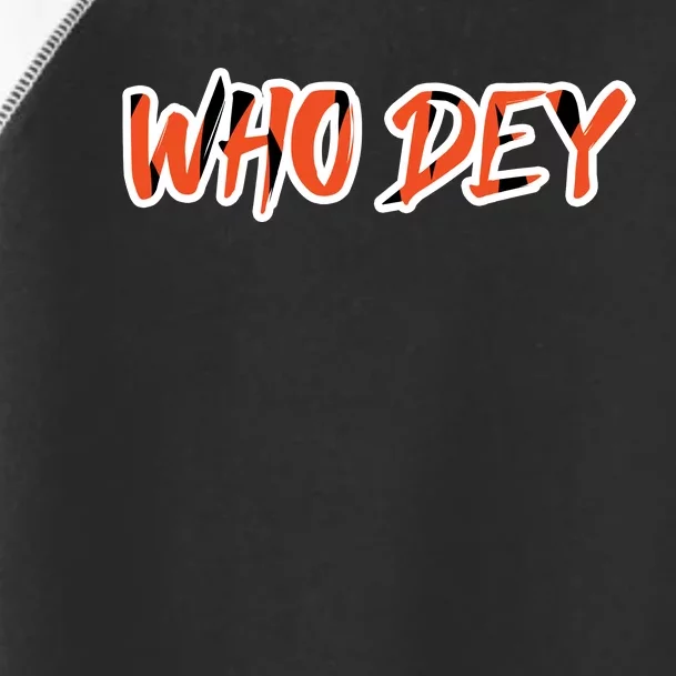 Who Dey Toddler Fine Jersey T-Shirt