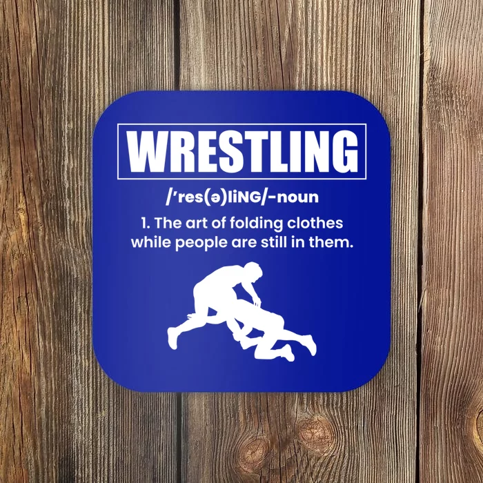 Wrestling Definition Wrestler Meaningful Gift Coaster