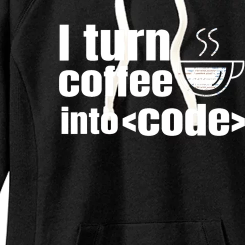 Web Developer Website Programmer Coder Coffee Lover Women's Fleece Hoodie