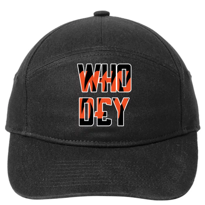 Who Dey 7-Panel Snapback Hat