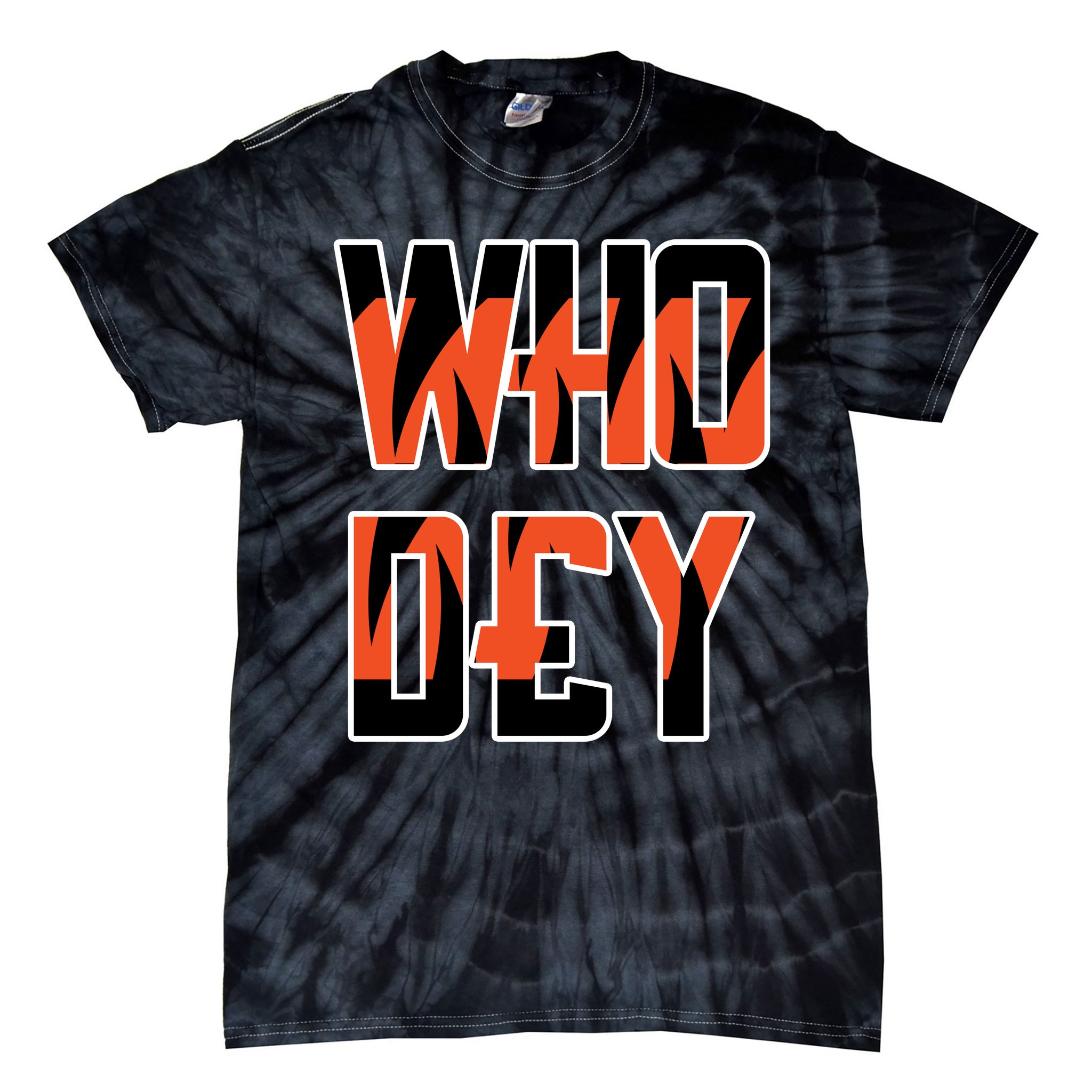 tie dye bengals shirt