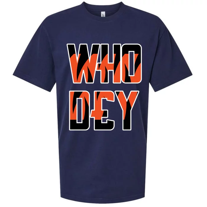 Who Dey Sueded Cloud Jersey T-Shirt