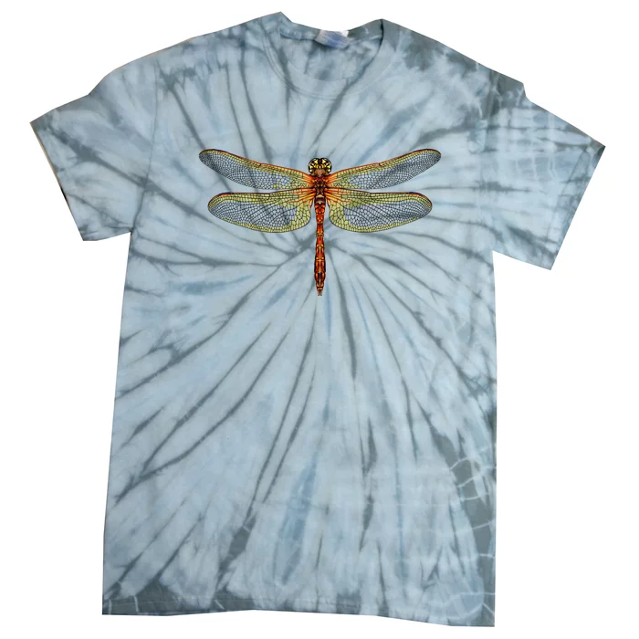 Watercolor Dragonfly Tie-Dye T-Shirt