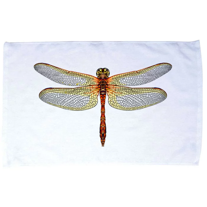 Watercolor Dragonfly Microfiber Hand Towel