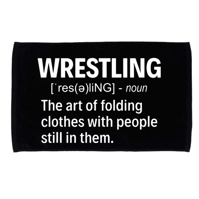 Wrestling Definition Microfiber Hand Towel