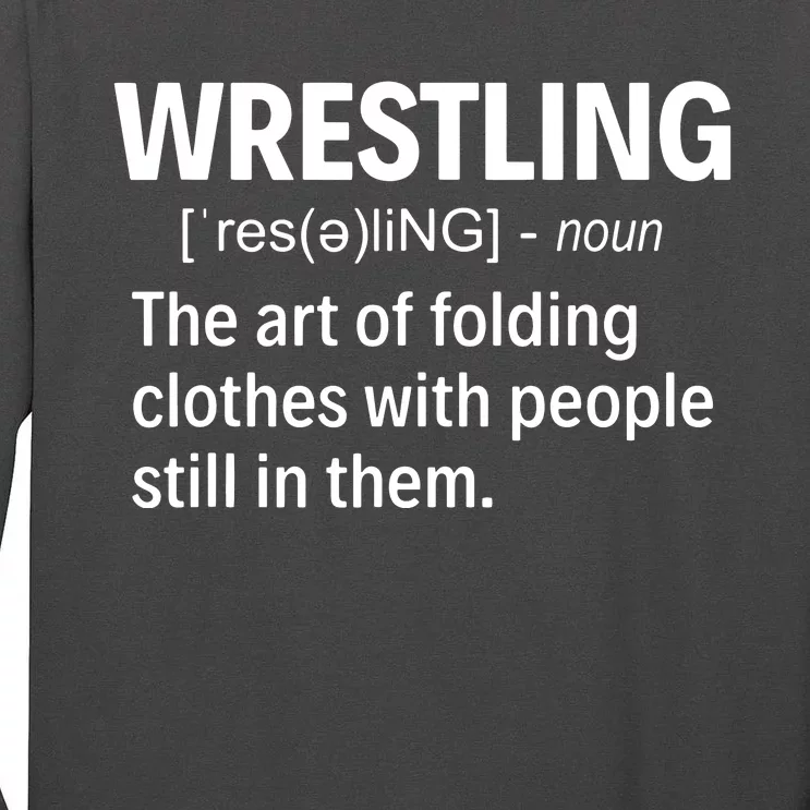 Wrestling Definition Tall Long Sleeve T-Shirt