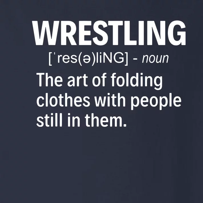 Wrestling Definition Toddler Long Sleeve Shirt