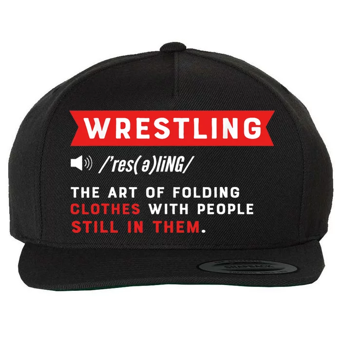 Wrestling Definition. Wrestler Wool Snapback Cap