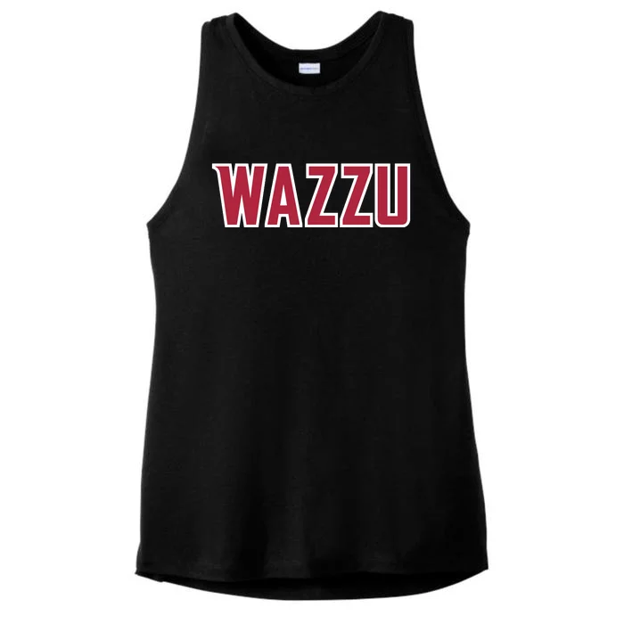 Wazzu Design Ladies Tri-Blend Wicking Tank