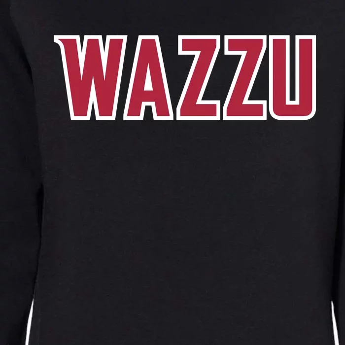 Wazzu Design Womens California Wash Sweatshirt