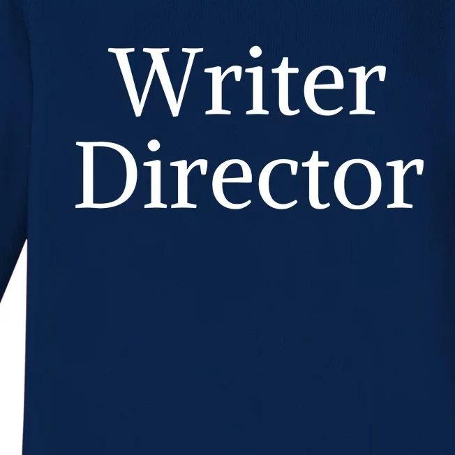 Writer Director Baby Long Sleeve Bodysuit