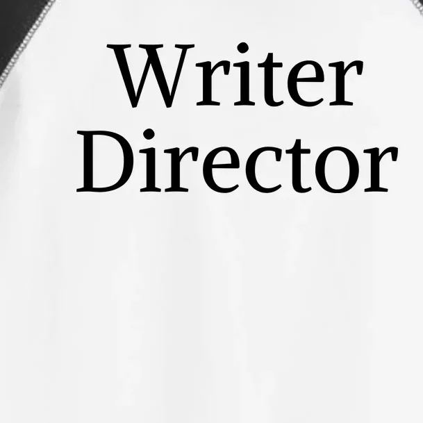 Writer Director Toddler Fine Jersey T-Shirt