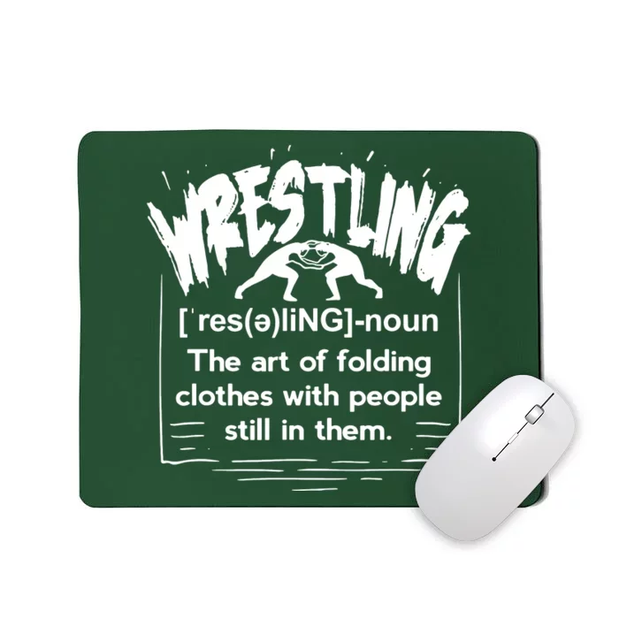 Wrestling Definition Mousepad