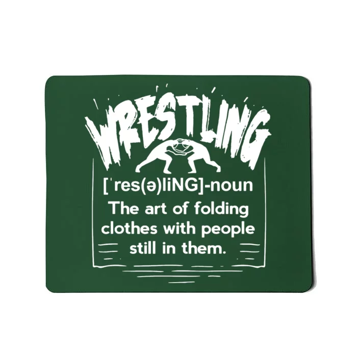 Wrestling Definition Mousepad