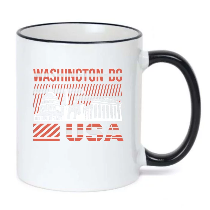 Washington DC Black Color Changing Mug