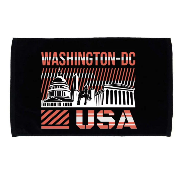 Washington DC Microfiber Hand Towel