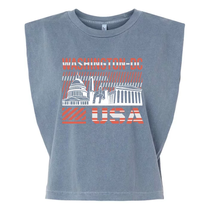 Washington DC Garment-Dyed Women's Muscle Tee