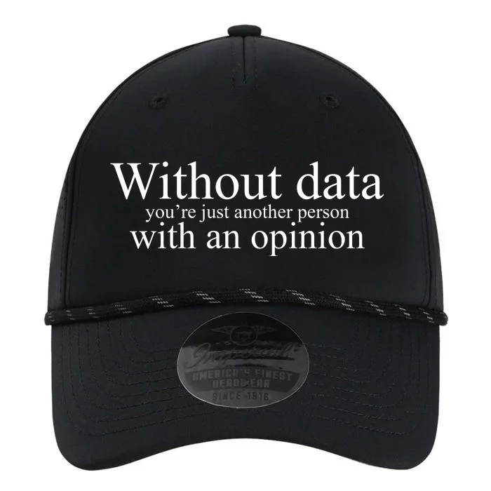 Without Data Youre Just Another Person With An Opinion Performance The Dyno Cap