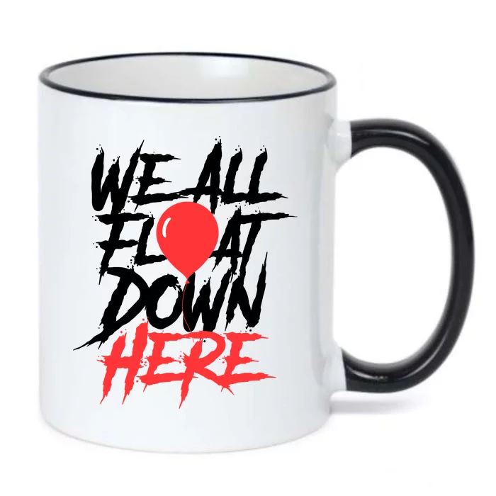 We All Float Down Here Black Color Changing Mug